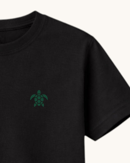 #Skildpadden – Logo i grøn