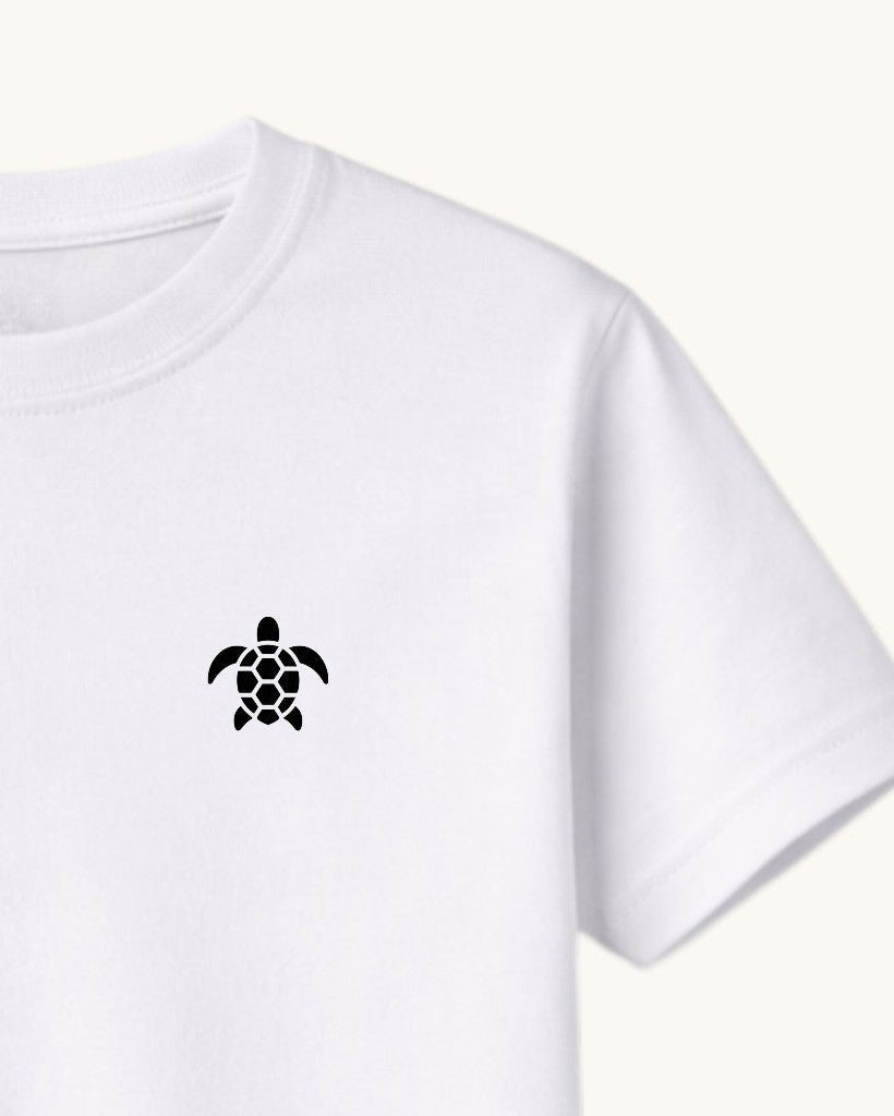 #Skildpadden – Logo i sort