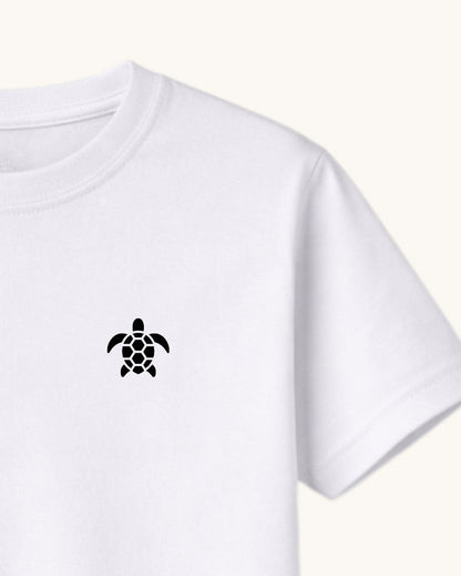 #Skildpadden – Logo i sort